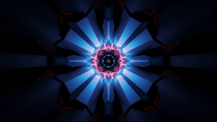 Sanfte Lichtmuster für meditativen Fokus