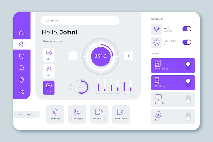 Zen-inspired UI design